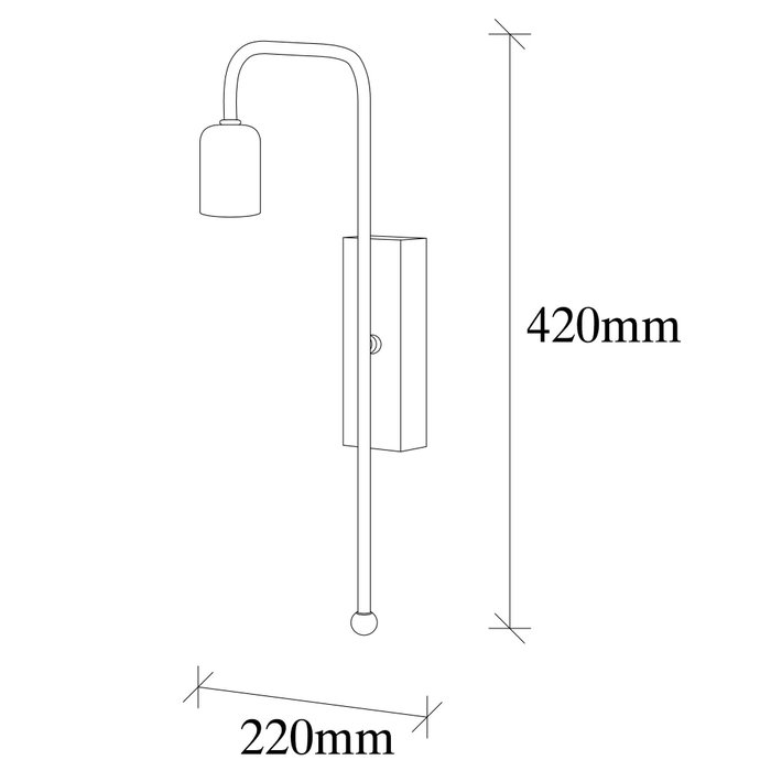 Opviq Mum - 3501 Lámpara de pared Dorado y negro Opviq Mum - 3501 Lámpara de pared Dorado y negro